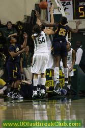 One of Amanda Johnson's 5 rebounds.